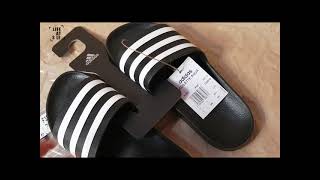 Adidas Adillete Aqua Slides Legit Check [upl. by Nazarius]