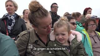 Gelderse paarden oefenen op het strand voor Prinsjesdag [upl. by Andra774]