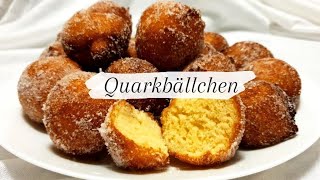 How to make perfect German Quarkbällchen  Recipe by MomsKitchen [upl. by Nemad]