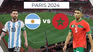 Argentina VS Morocco  Highlights  Paris 2024 Olympics  Disallowed goal  fights [upl. by Virgie]