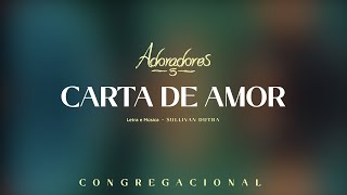 ADORADORES 5  CARTA DE AMOR LETRA [upl. by Thesda]