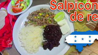 Salpicón de Res Honduras Catracho Receta Completa [upl. by Tila]