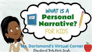 ✏️ What is Personal Narrative Writing  Writing a Personal Narrative for Kids 1st amp 2nd Grade [upl. by Enidlareg]