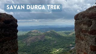 Savandurga Trek Bengaluru  Trekking Asias Largest Monolith Rock  2023 September [upl. by Sabas]