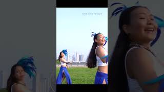 💙Polynesian Dance Ori TahitiTahitian Dance Workout FitnessTutorial Basic Step Cardio タヒチアンダンス [upl. by Sadirah]