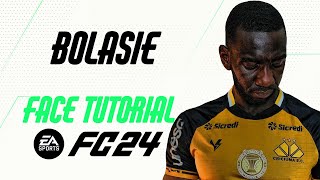 EA FC 24  YANNICK BOLASIE FACE TUTORIAL  STATS CRICIÚMA [upl. by Hairym]