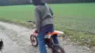 pit bike 125 ccm 4takt beschleunigung und soundcheck [upl. by Thad758]