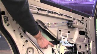 How to push up a stuck automatic window that only goes down replace motor [upl. by Resor]