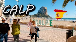 Calpe Spain  4K Walking  Penon de Ifach  Beach  The Spanish Steps  2021 [upl. by Cissy]