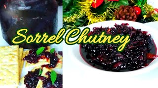 How to Make Sorrel Jam Caribbean Style Sorrel JamEasy Christmas ChutneyHibiscus Spicy Jelly [upl. by Nehtiek]