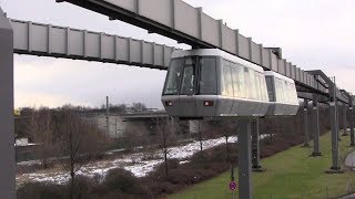 In 6 Minuten vom Flughafen Düsseldorf zum Flughafenbahnhof [upl. by Llaccm]