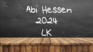 LK B1 11amp12  Lösung MatheAbi Hessen 2024 [upl. by Moreen462]