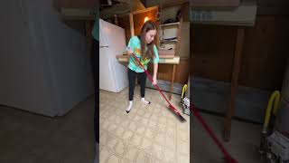 Deep cleaning the basement cleaningvideos cleaningmotivation blackwidow cleanwithme [upl. by Polito]