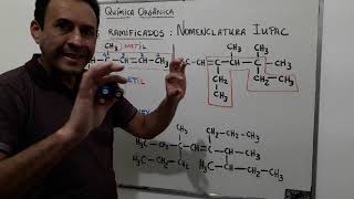 Aula 12 Nomenclatura dos Alcenos ramificados [upl. by Hgielyk]