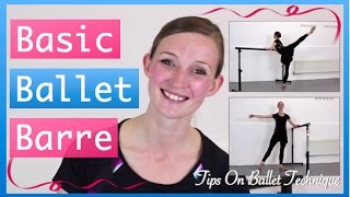 Basic Ballet Barre  Perfect Ballet Barre For Beginners [upl. by Lodie274]