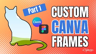 How To Create CUSTOM CANVA FRAMES Part 1  Using Canva  Figma [upl. by Georgeanna]