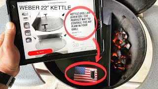 Honest Review of The Hunsaker Weber 22” Kettle Air Diverter Charcoal Basket  USA Made [upl. by Susanetta392]