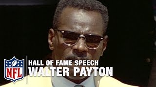 Walter quotSweetnessquot Payton Hall of Fame Speech  NFL Network [upl. by Ian]