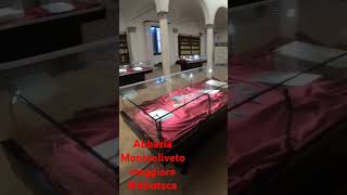 Abbazia monte Oliveto maggiore biblioteca [upl. by Kryska]