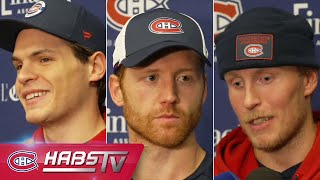 Jake Evans  more Habs address the media at training camp  FULL PRESS CONFERENCES [upl. by Hasila]