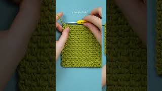 Moss stitch  a technique that makes your work look like knitted 😱 [upl. by Bigg]