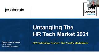 HR Technology 2021 Overview And State Of The Marketplace [upl. by Yniar]