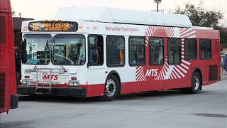 2008 NewFlyer C40LF  San Diego MTS  345 [upl. by Hegyera]