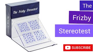 The Frizby Stereotest  Test for Stereopsis [upl. by Llib541]