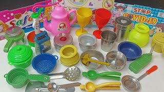 Play with Amazing mini kitchen set MINI CLAY Dolliyon [upl. by Rovert384]