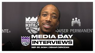 DeMar DeRozan  2024 Kings Media Day Interview Scrums [upl. by Mychael]