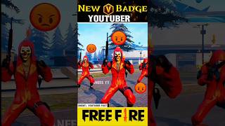 New v badge youtuber ☠️freefire freefirefacts tgranees [upl. by Whitehouse727]