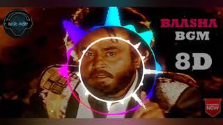 Baasha Remastered BGM  8D Audio  Bass Boosted  Rajinikanth  Deva [upl. by Atnuahsal]