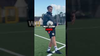 Correct your half volley technique ⚽️🙌 football soccercoaching soccer footballskills [upl. by Jangro740]