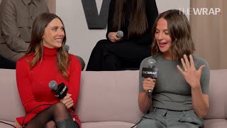 Elizabeth Olsen interview with The Assessment cast [upl. by Ynehteb]