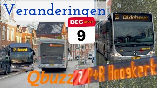 Wijzigingen OV Groningen stad Qbuzz [upl. by Eldwen]