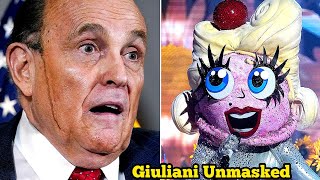 The Masked Singer judges walk off in protest after Rudy Giuliani appears [upl. by Griffie]