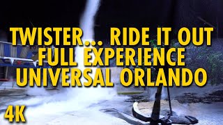 Twister Ride It Out Queue amp Experience  Universal Orlando [upl. by Donnie]