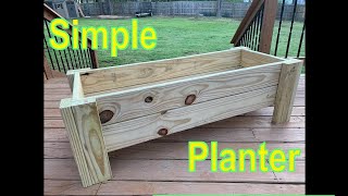 How to build a simple wooden planter box [upl. by Baudelaire]