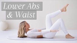 Quick Lower Abs amp Waist Toning Pilates 🤍 Tone your lower belly and waist [upl. by Elletnahc299]