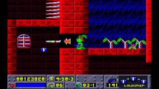 Jazz Jackrabbit  Episode 1  Turtle Terror 07 Medivo 1 1994 MSDOS [upl. by Beasley]