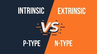 Classification of Semiconductors IntrinsicExtrinsic PTypeNType [upl. by Sivek]