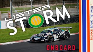 Lister Storm GT1 POV ONBOARD  BRUNDLE behind the wheel [upl. by Idnerb]