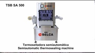 Termoselladora TSB SA 500  Thermosealing machine [upl. by Cralg]