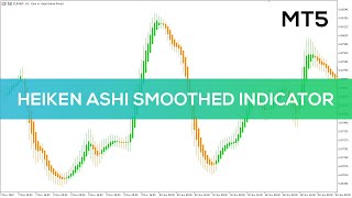 Heiken Ashi Smoothed Indicator for MT5  OVERVIEW [upl. by Tollman]