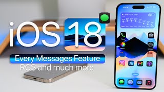 iOS 18  Every New Messages Feature with RCS and More [upl. by Daley]