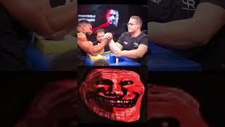 Larry Wheels vs school boy 😮 Arm wrestling 2024 [upl. by Sivartal186]