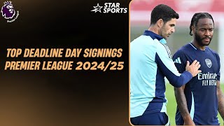 Deadline day signings ft Sterling Sancho Ugarte amp more  Premier League 2425 [upl. by Leba146]