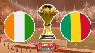 Cote divoire vs Mali  Cup Africa Afcon 2024  eFootball PES Gameplay PC HD [upl. by Yentterb679]