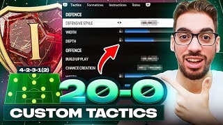 POST PATCH 200 BEST META 42312 CUSTOM TACTICS amp INSTRUCTIONS IN FC 24 ULTIMATE TEAM [upl. by Christie]