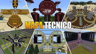 DESCARGA Mundo Tecnico para MINECRAFT BEDROCK  SURVIVAL TECNICO BEDROCK 117  TOUR MUNDOS TECNICO [upl. by Paulo]